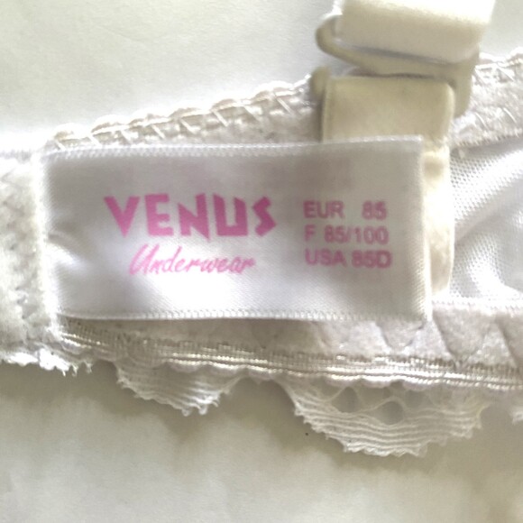 NWT Venus White Wired Bra Supportive Classic Underwire Lingerie Sz 85 (38D) - Picture 7 of 7